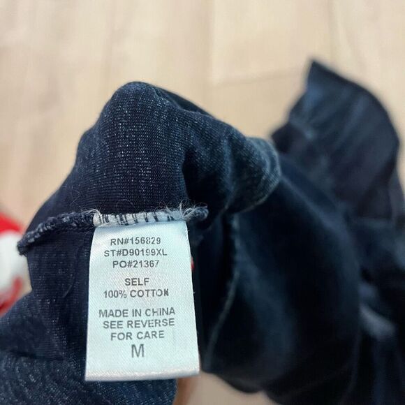 White Birch The Right Track Full Size Short Flutter Sleeve Mini Dress size m - Picture 6 of 7